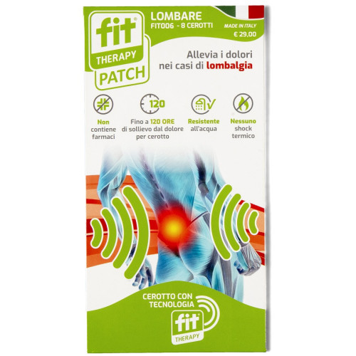 Cerotto fit therapy lombare 8 pezzi