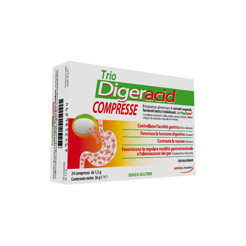 Trio digeracid 24 compresse