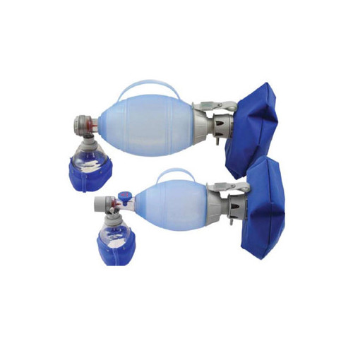 Pallone per rianimazione ambu pluriuso completo di mascherae reservoir per adulti