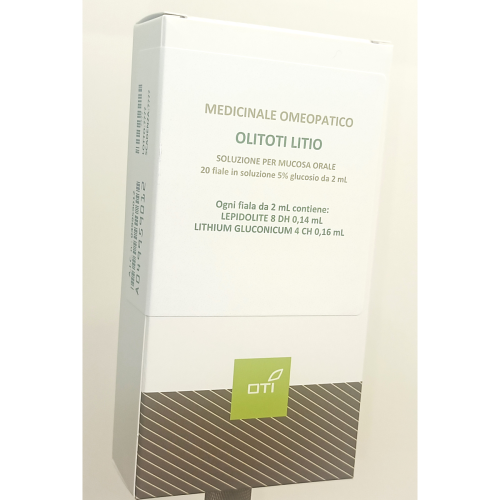 Olitoti litio orale 20 fiale 5% 2 ml con glucosio