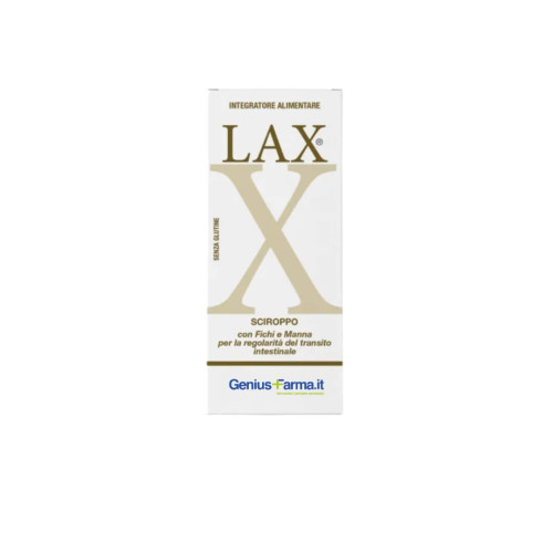 GeniusFarma Lax Sciroppo Fichi e Manna per Transito Intestinale 150 ml
